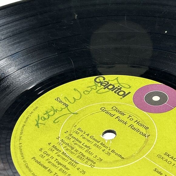 Grand Funk Railroad Closer To Home Vinyl LP Capitol Record SKAO-471 Vintage 1970 - Picture 6 of 6